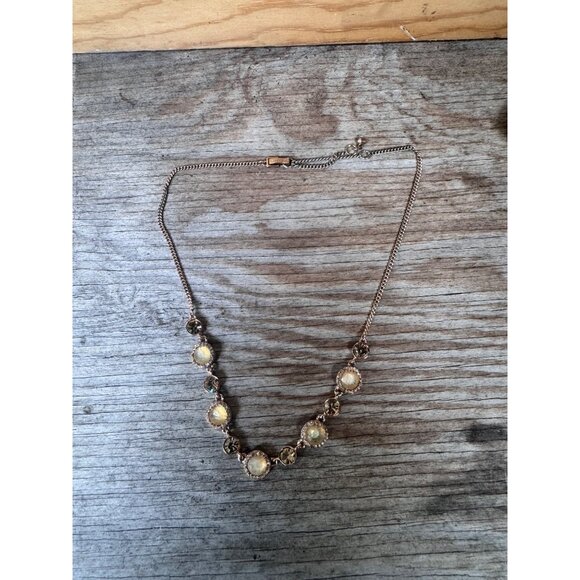 Givenchy Necklace Gold-Tone Necklace With Crystal Accents & Adjustable Chain - Picture 2 of 7